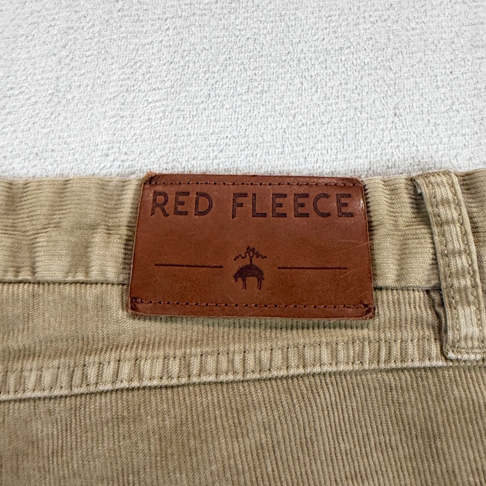 Brooks Brothers Red Fleece Mens 36x30 Tan Corduroy Pants Straight Leg Stretch - Picture 4 of 12
